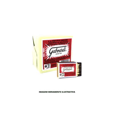 FOSFORO GABOARDI MADEIRA MACO 1X10X40UN